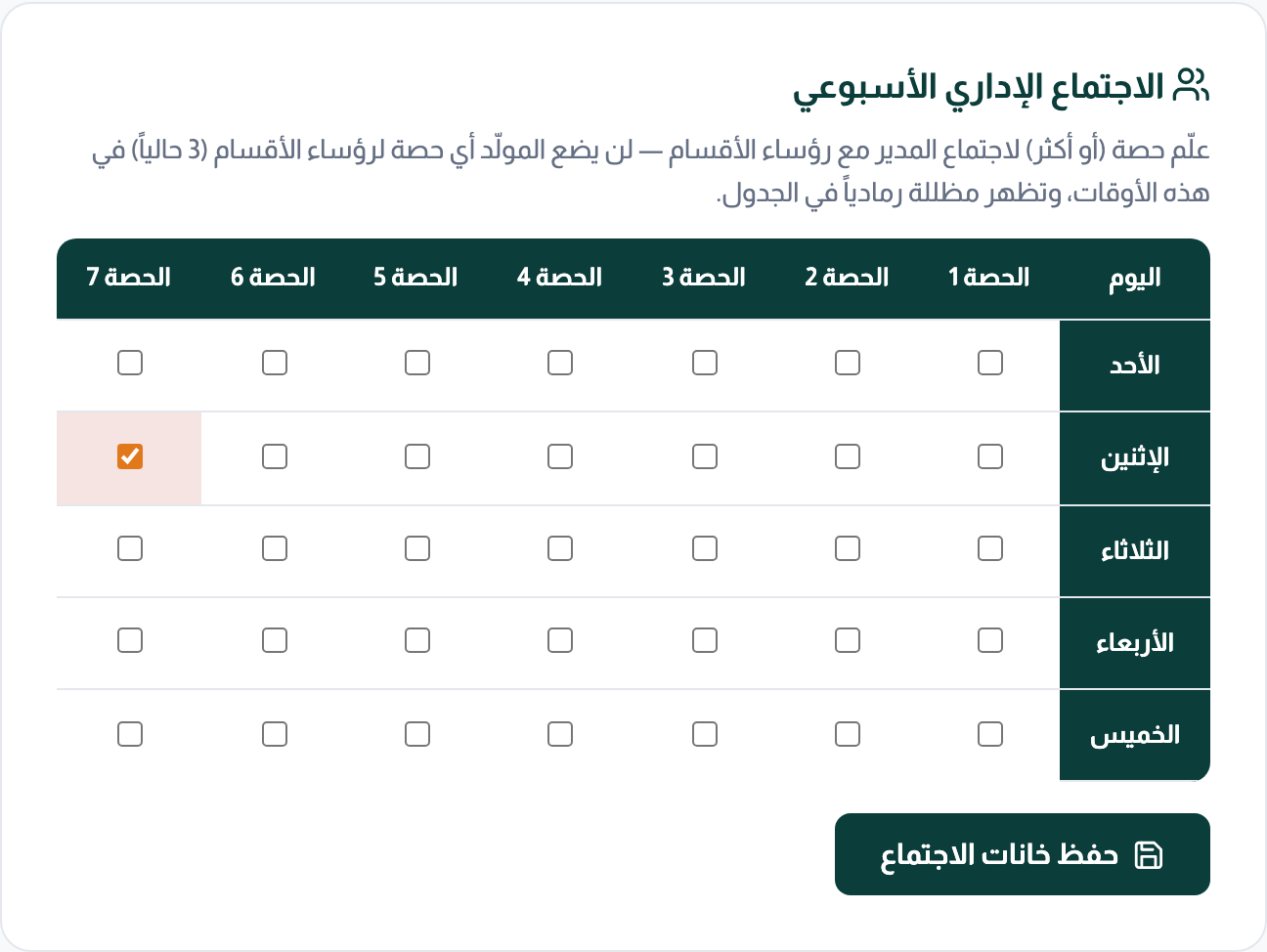 شبكة الاجتماع الإداري